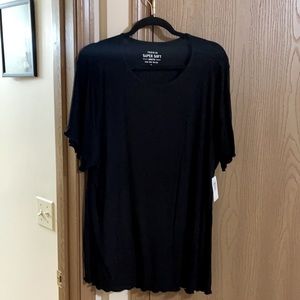 Ribbed short sleeve tee